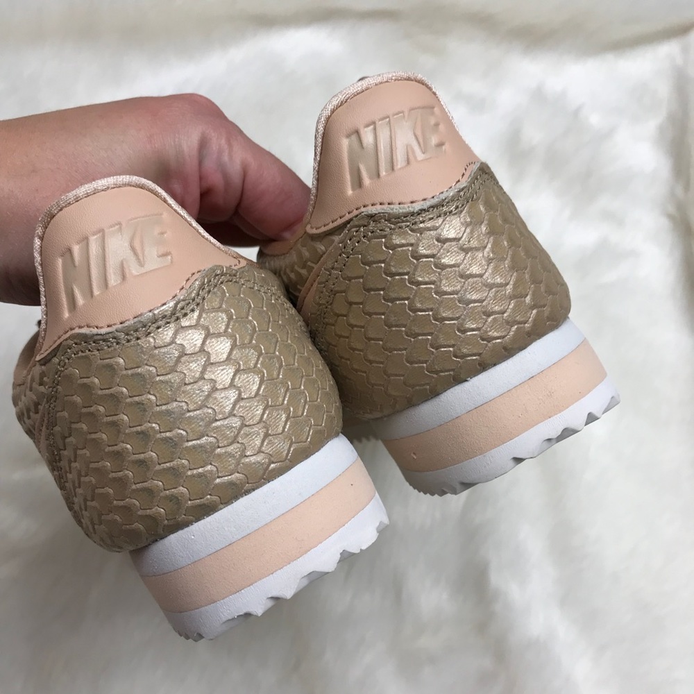 Nike Gold Fish Scale Cortez Sneakers - Picture 7 of 8
